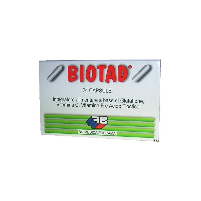Glutatión + Vitamina C 120 mg – 24 cápsulas de 340 mg | Biotad