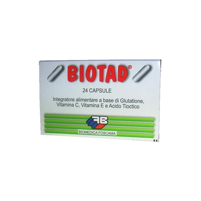 Glutatión + Vitamina C 120 mg – 24 cápsulas de 340 mg | Biotad