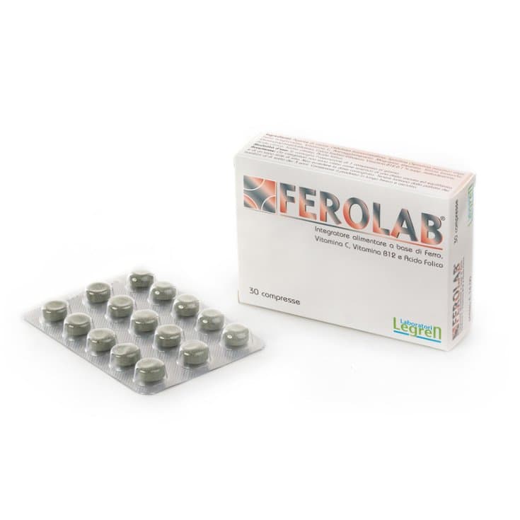 Legren Ferolab Hierro + Multivitaminas – 30 comprimidos