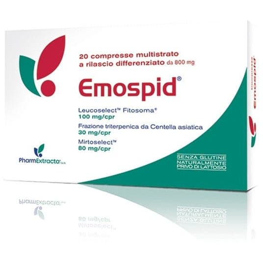 Emospid Hoja de Vid Roja + Arándano – 20 comprimidos