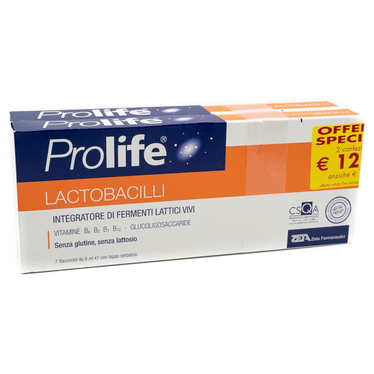 Probióticos con bacterias lácticas – 14 frascos de 10 ml | Prolife-Zeta Integ