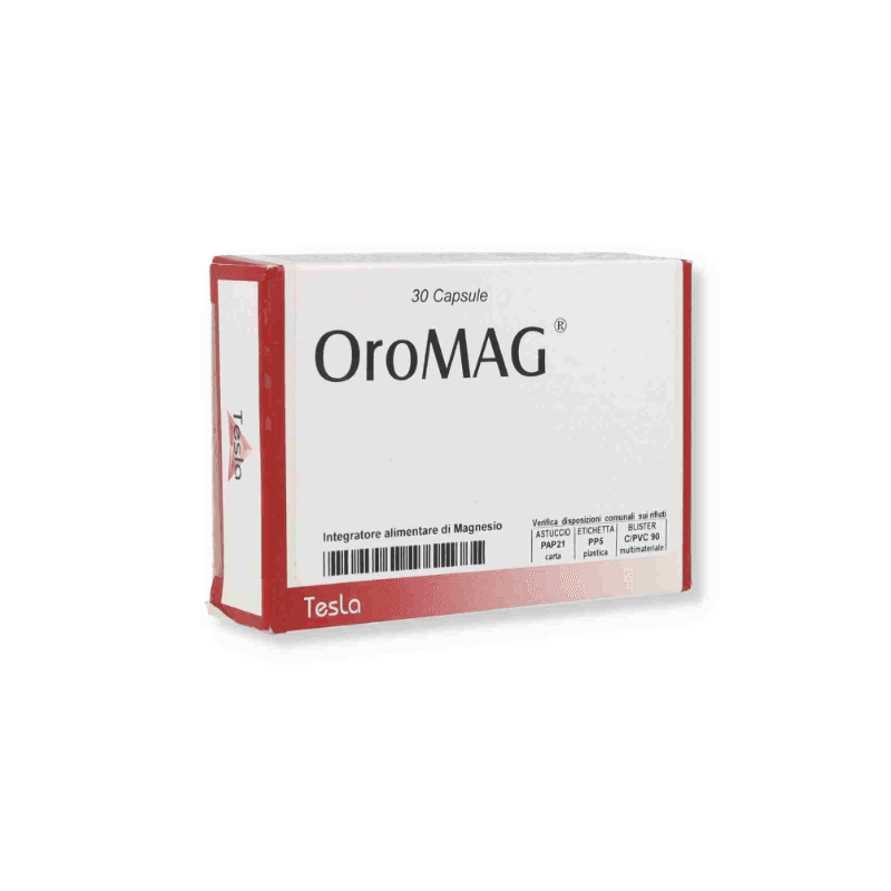 Magnesio – 30 cápsulas, 24 g | Oromag