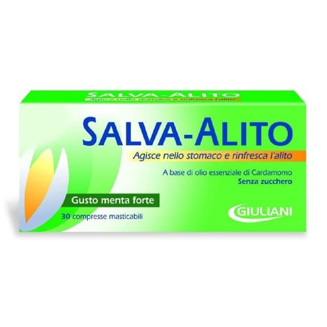 Salva-Alito Menta Forte – 30 comprimidos masticables