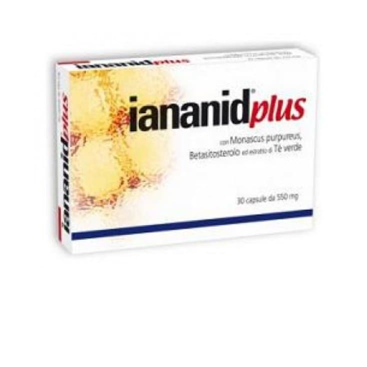 Iananid Plus Integ – Arroz rojo + Ácido fólico – 30 cápsulas