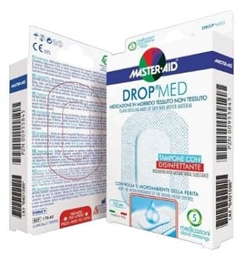 Drop Med compresas estériles de no tejido 14 x 14 cm – apósito absorbente
