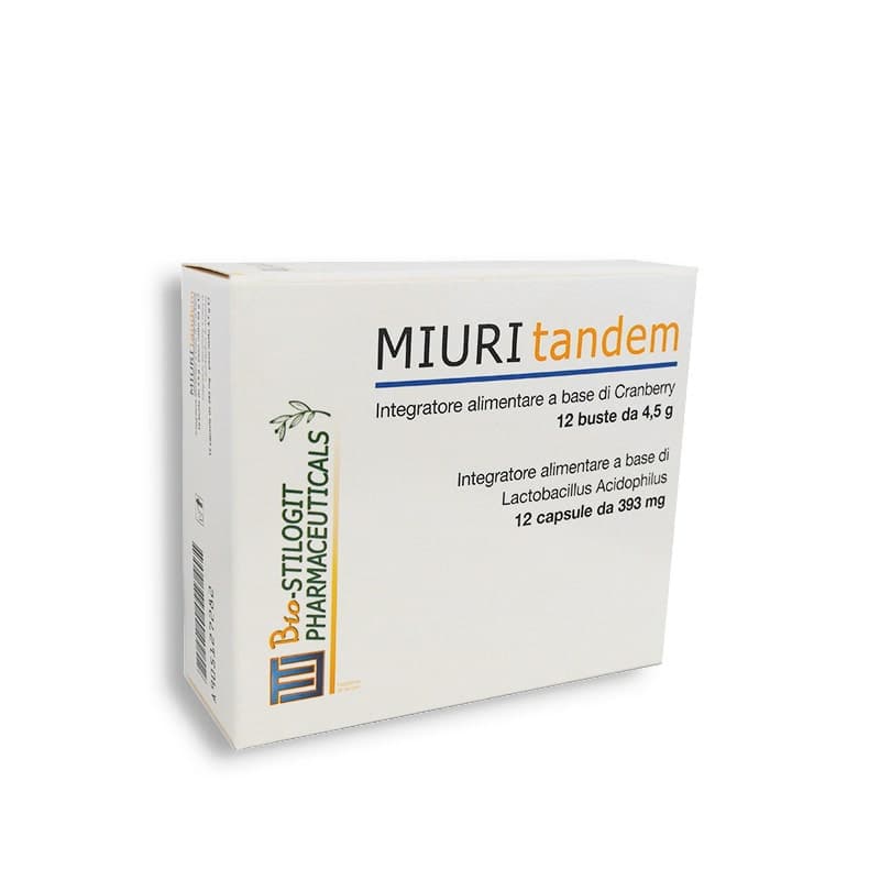 Probióticos con bacterias lácticas + Arándano rojo – 12 sobres + 12 cápsulas | Miuri Tande