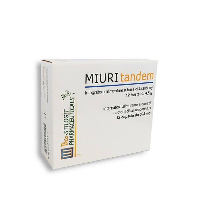 Probióticos con bacterias lácticas + Arándano rojo – 12 sobres + 12 cápsulas | Miuri Tande