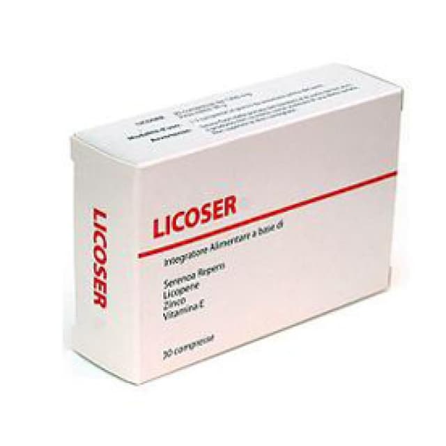 Licoser (Serenoa + Licopeno) – 30 comprimidos de 1200 mg