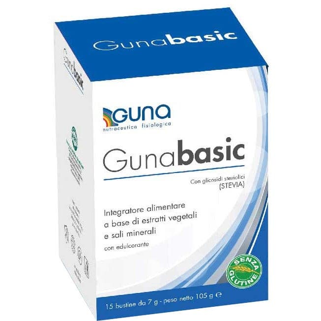 Magnesio + Potasio – 15 sobres de 7 g | GUNA BASIC INTEGRAT polvo