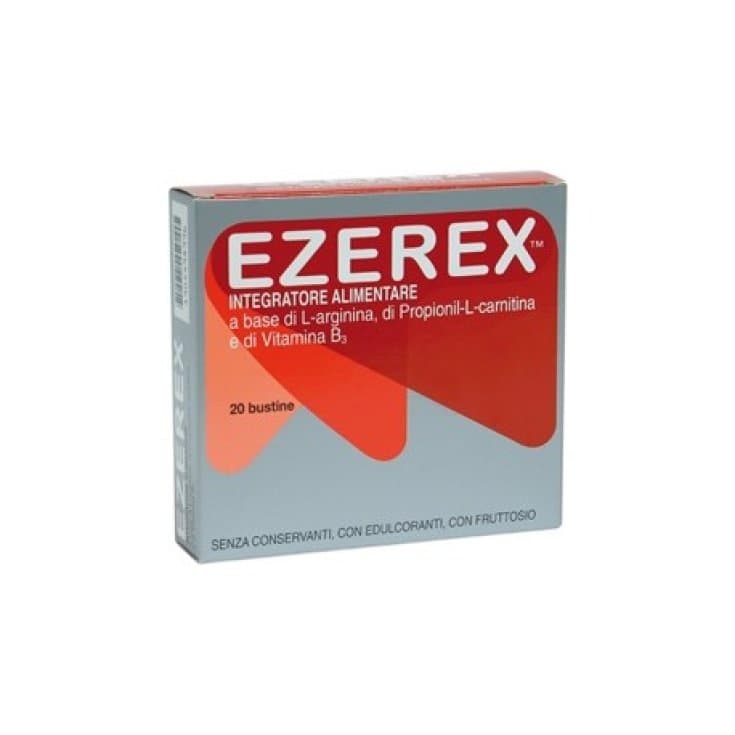 L-Arginina 2500 mg + L-Carnitina – 20 sobres | Ezerex Complemento alimenticio