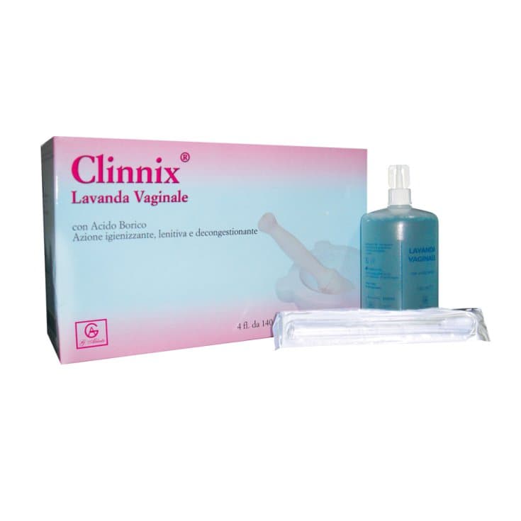 Clinnix-Lav Vag – Solución para lavado vaginal – 4 × 140 ml
