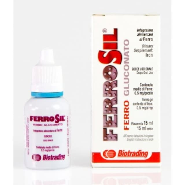 Ferrosil Complemento Alimenticio – Hierro 15 ml gotas