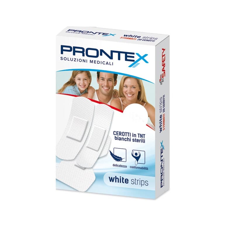 Prontex Apósitos White Strip – 12 unidades