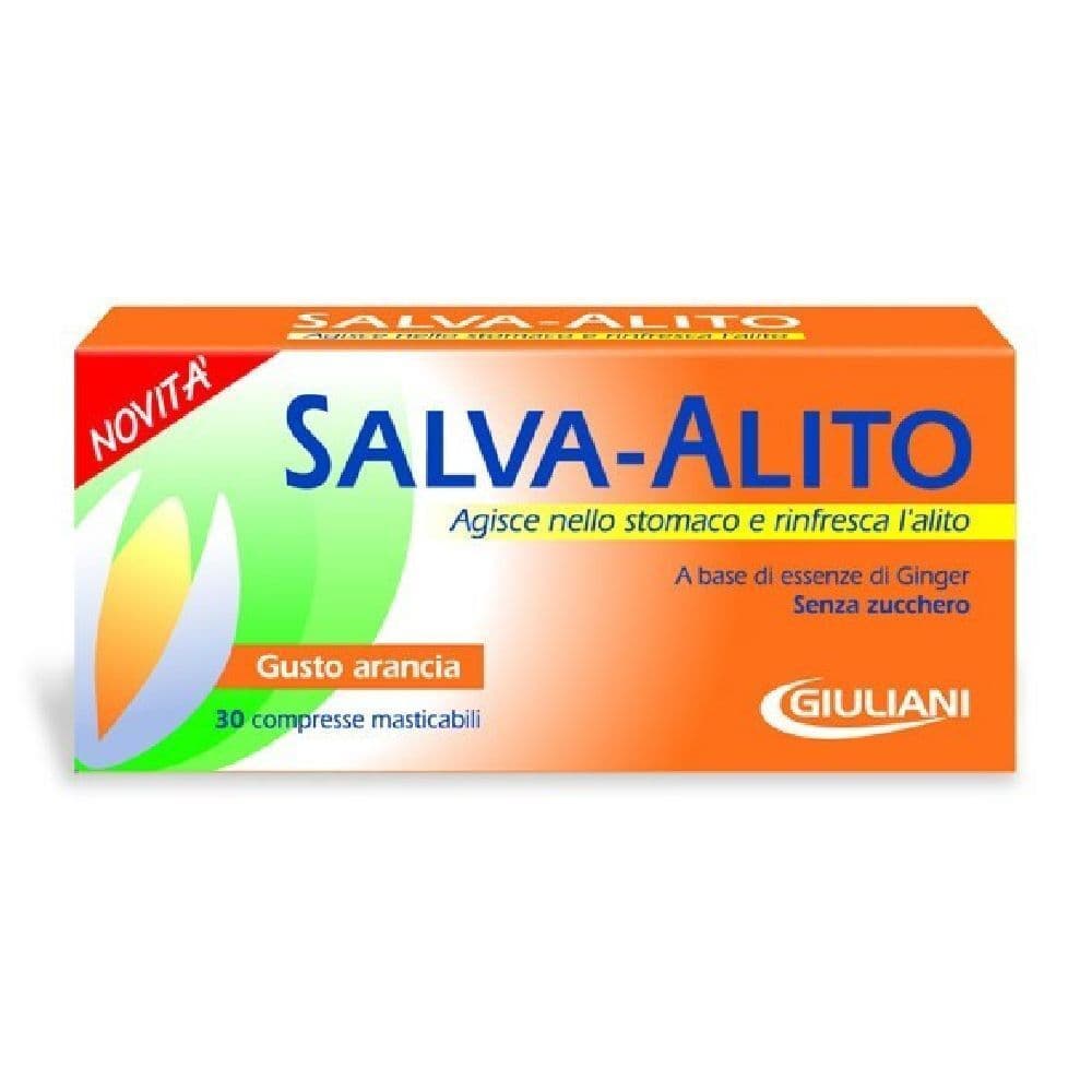 Salva-Alito Giuliani Orange – 30 comprimidos masticables