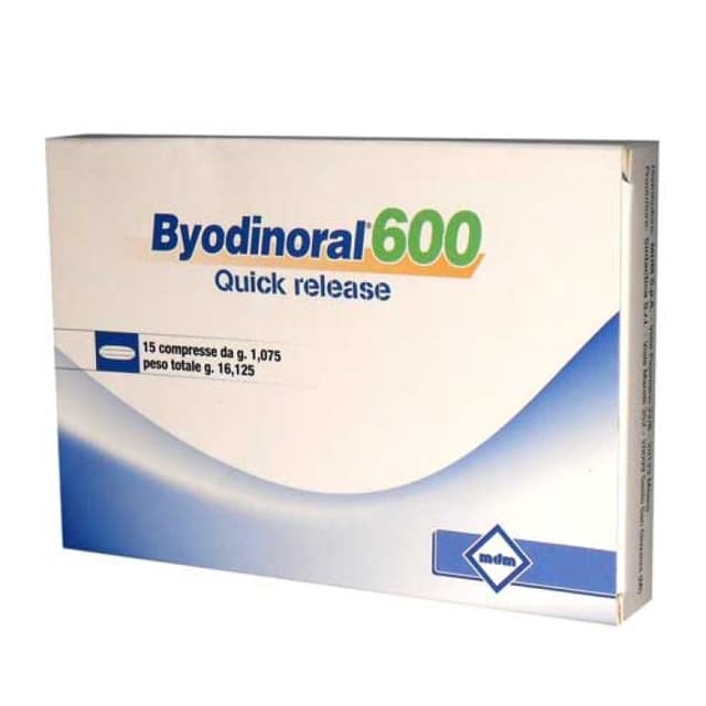 Yodo – 15 comprimidos | Byodinoral-600