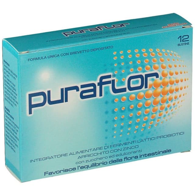 Inulina + Probióticos con Bacterias Lácticas – 12 sobres de 36 g | Puraflor