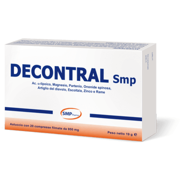 Ácido alfa-lipoico + Zinc – 20 comprimidos de 850 mg | Decontral Complemento alimenticio