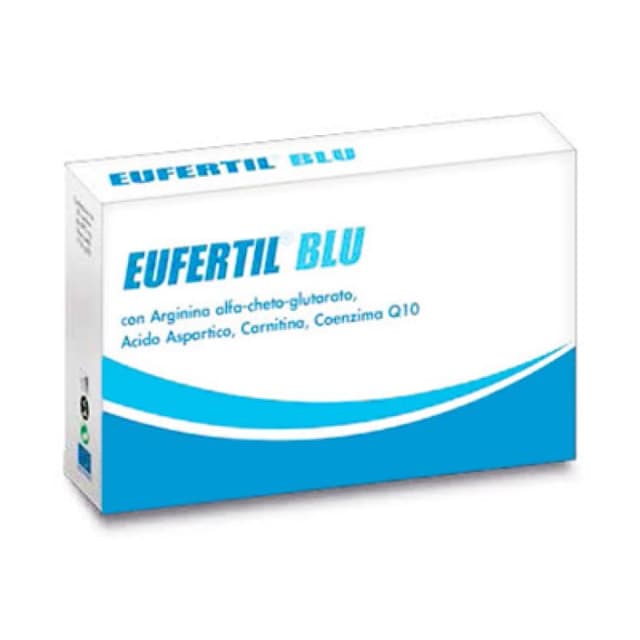 L-Arginina + L-Carnitina + Coenzima Q10 – 30 comprimidos | Eufertil Blue