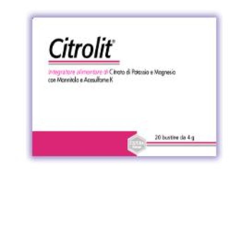 Citrolit – Complemento alimenticio con citratos, 20 sobres