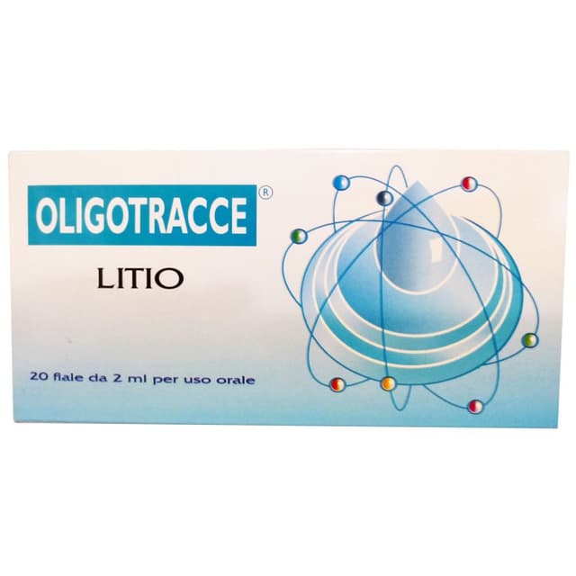 Oligotracce Lithium – 20 ampollas de 2 ml