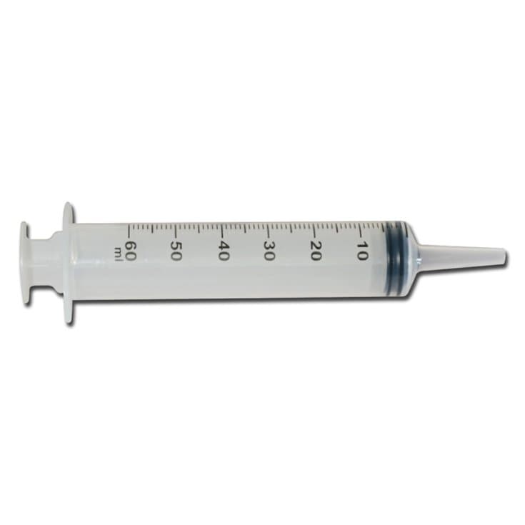 Jeringa desechable 60 ml con cono para catéter, 1 unidad de PB Pharma