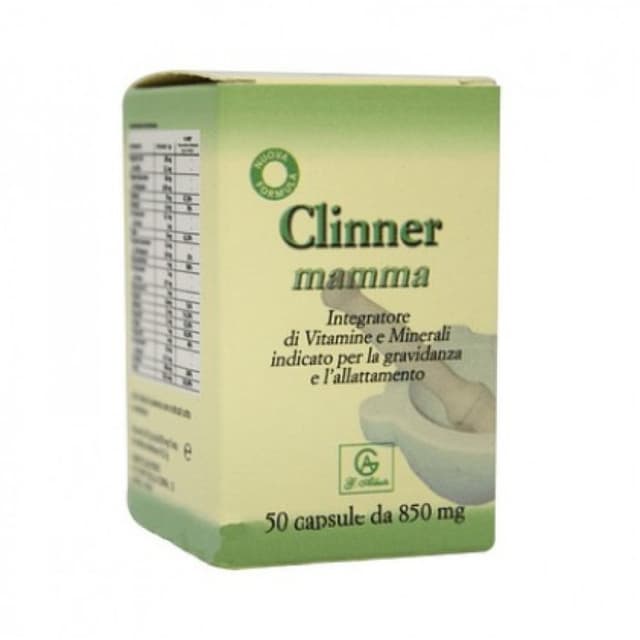 Multivitamínico + Hierro – 50 cápsulas Complemento alimenticio | Clinner Mamma