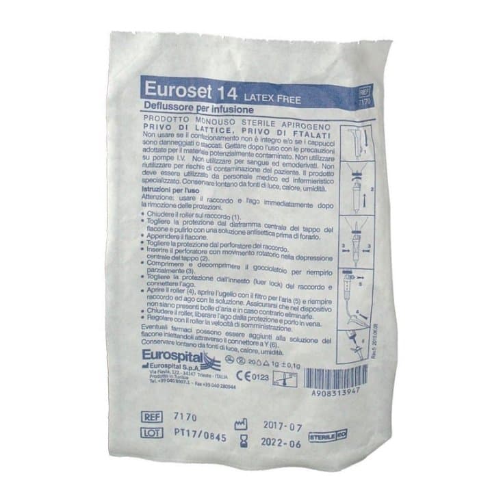 Equipo de infusión Euroset sin aguja 14 – IPOD