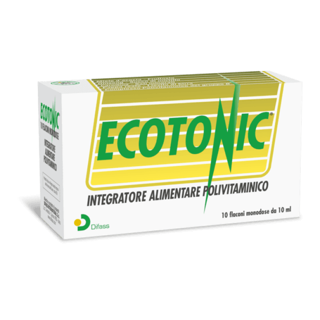 Ginseng + Carnitina + Complejo de vitamina B – 10 frascos | Ecotonic Int Diet