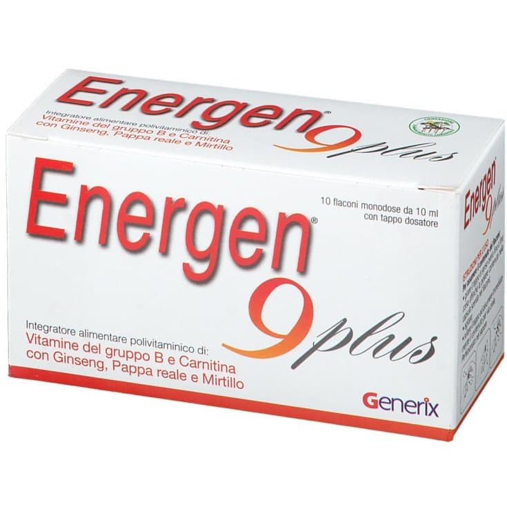 Energen-9 Plus – Calcio + Ginseng – ampollas bebibles