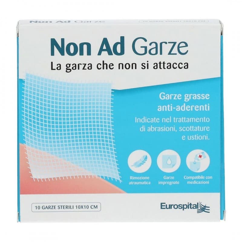 Nonad Gasas Estériles 10x10 cm – 10 unidades