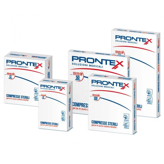 Texil Safety Gauze – compresas de gasa 36×40 cm, pack de 12 unidades