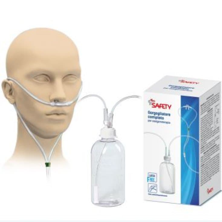 Safety Humidificador de Oxígeno Set Completo 12340