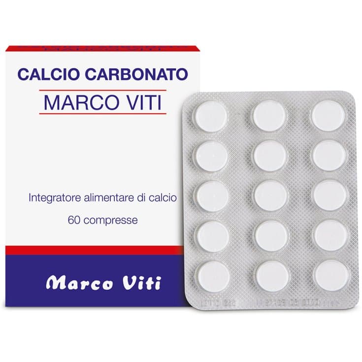 Carbonato de Calcio – 60 comprimidos | Marco Viti