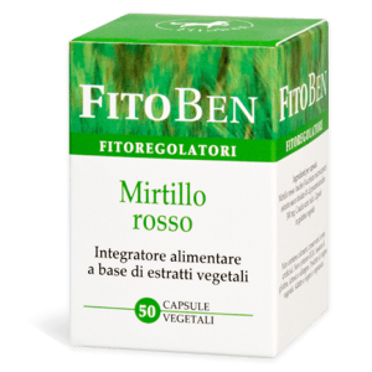 Fitoben Mirtillo Rosso (Arándano Rojo) – 50 cápsulas