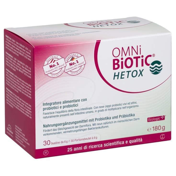 Probiótico con 9 cepas bacterianas – 30 sobres | OMNi BiOTiC HETOX