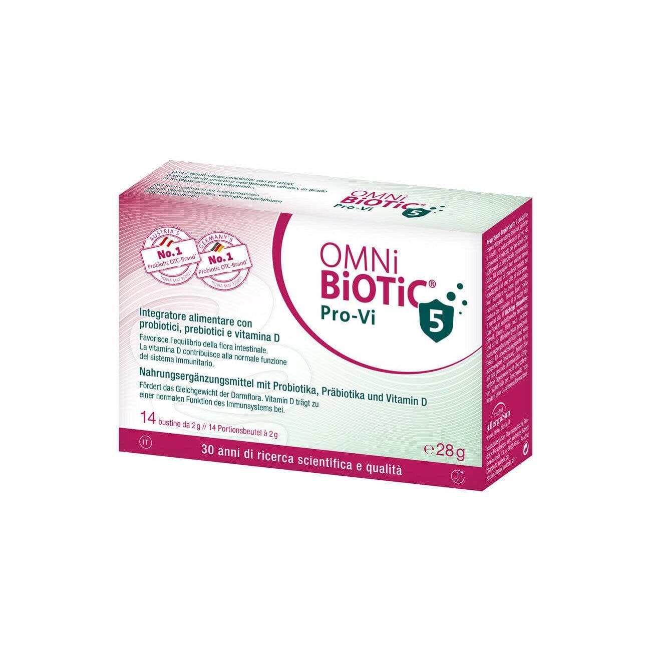 Inulina + Probióticos con bacterias del ácido láctico – 14 sobres | OMNI BIOTIC PRO VI 5