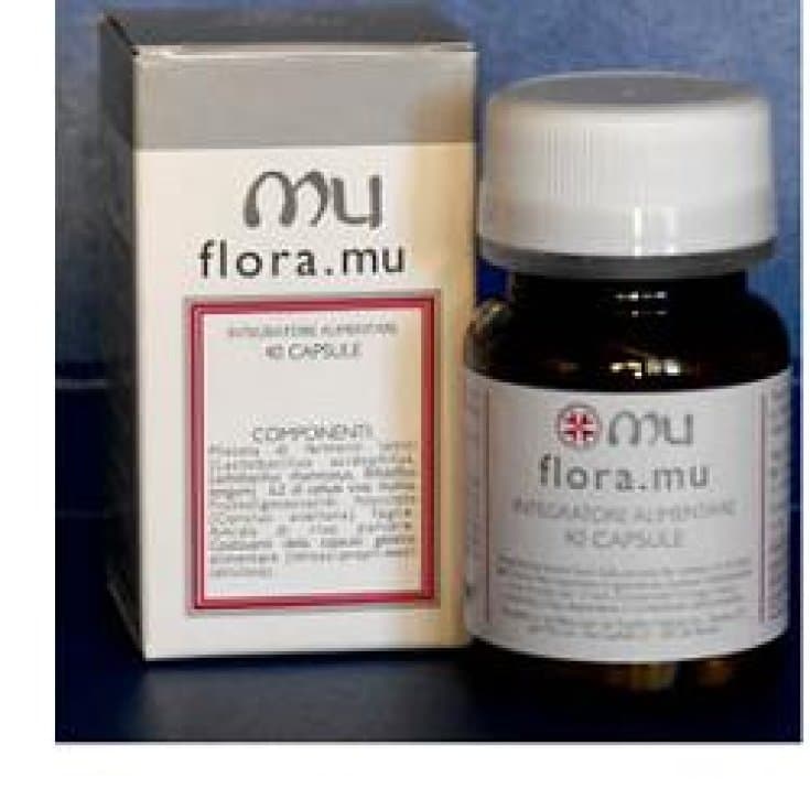 Flora Mu – Probióticos con bacterias lácticas – 40 cápsulas de 20 g