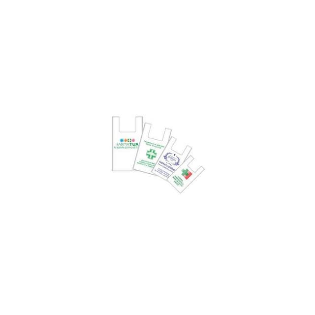 Bolsas de compra biodegradables Mater-Bi – 27+14 x 50 cm