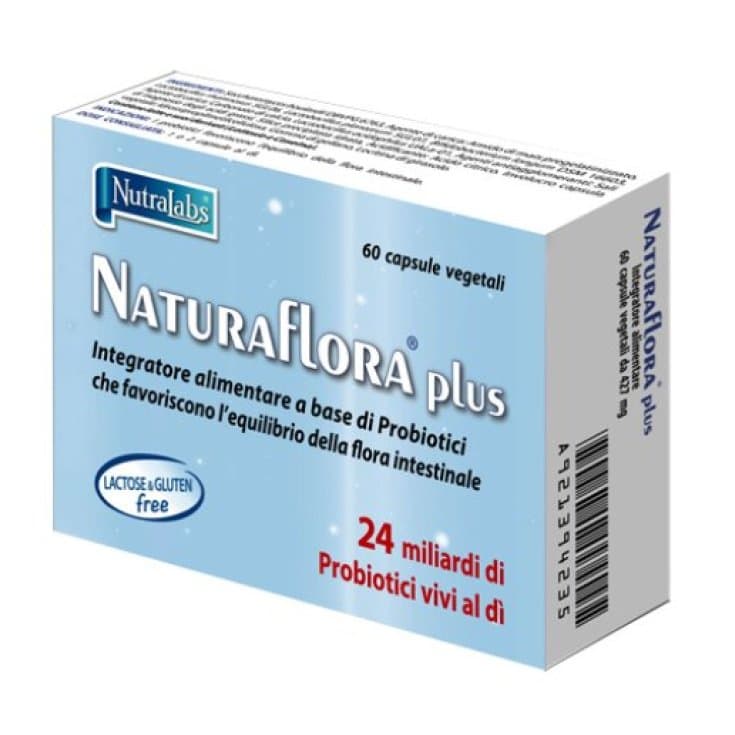 NaturaFlora Plus – Probióticos con bacterias lácticas – 60 cápsulas