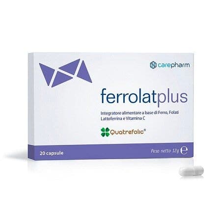 Hierro + Vitamina C – 20 cápsulas | Ferrolat Plus