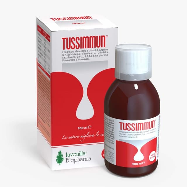 L-Arginina 600 mg + N-Acetilcisteína – 200 ml | Tussimmun Jarabe