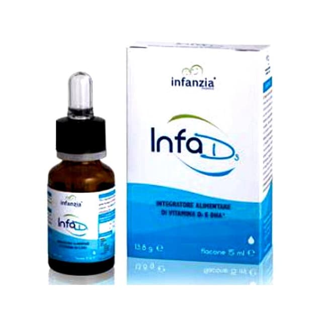 Vitamina D3 40000 UI + Calcio | INFAD3 Gotas