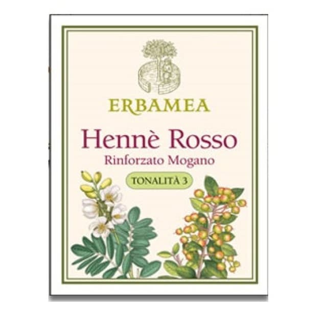 Henné Rosso Fortalecedor Caoba – Tinte vegetal para cabello 100 g