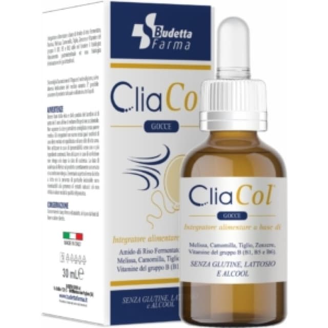 Cliacol Gotas – Melisa 36 mg + Jengibre – 30 ml