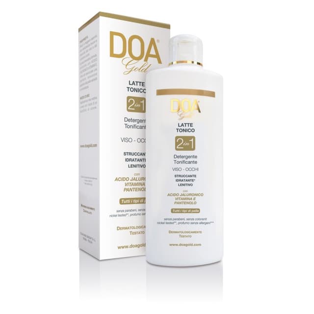 DOA Gold Leche y Tónico Limpiador – Leche limpiadora