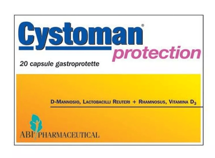 Cystoman Protection D-Manosa 200 mg + Vitamina D3 – 20 cápsulas