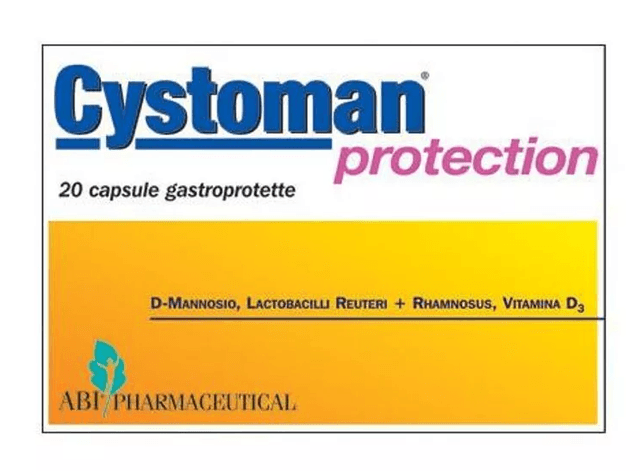 Cystoman Protection D-Manosa 200 mg + Vitamina D3 – 20 cápsulas
