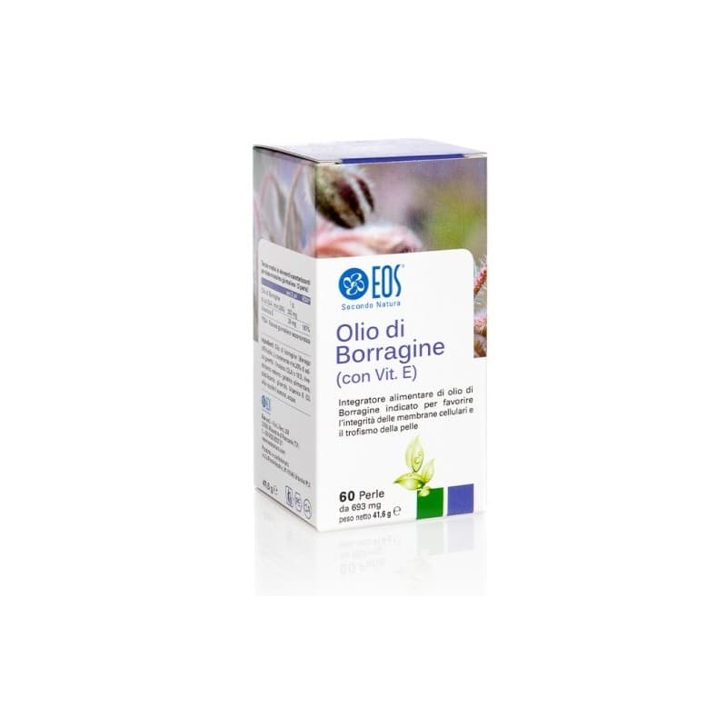 EOS Aceite de Borraja 690 mg – 60 cápsulas con ácido gamma-linolénico