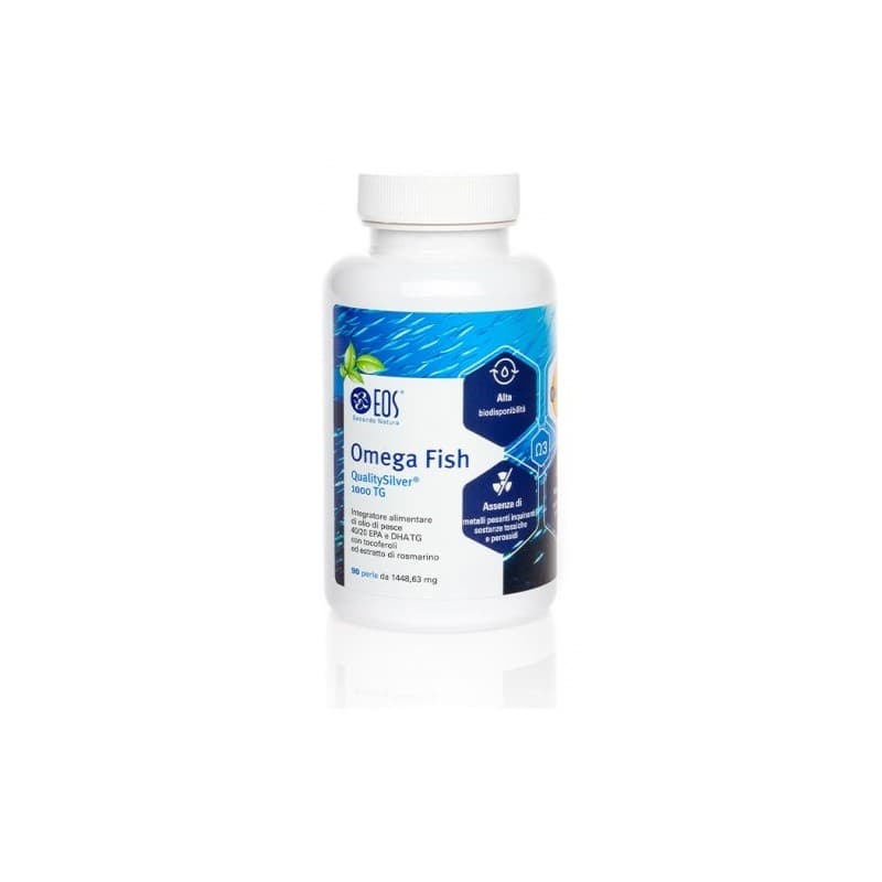 Omega-3 EPA y DHA + Vitamina E – 90 perlas | EOS Omega Fish TG 1000
