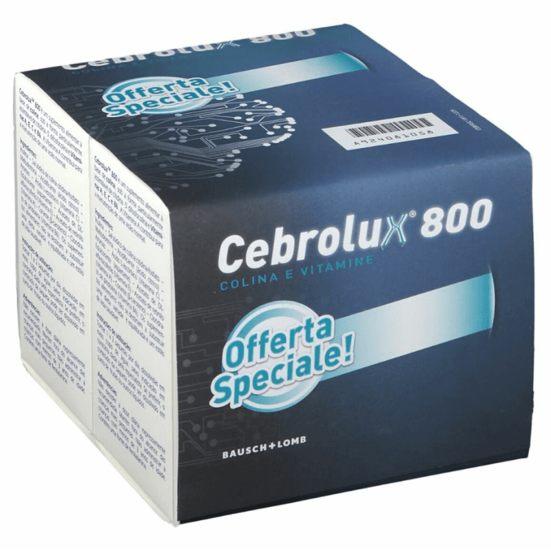 Cebrolux 800 – Colina + Multivitaminas, 60 sobres